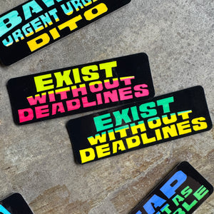 Jeepney Signage Vinyl Glossy Sticker Singles | Small