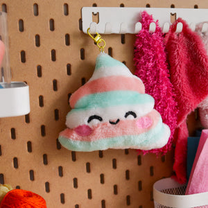 Unicorn Poopy Keychain Plushies