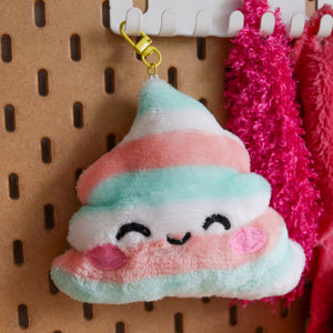 Unicorn Poopy Keychain Plushies