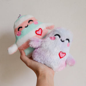 Rainbow Blob Keychain Plushies