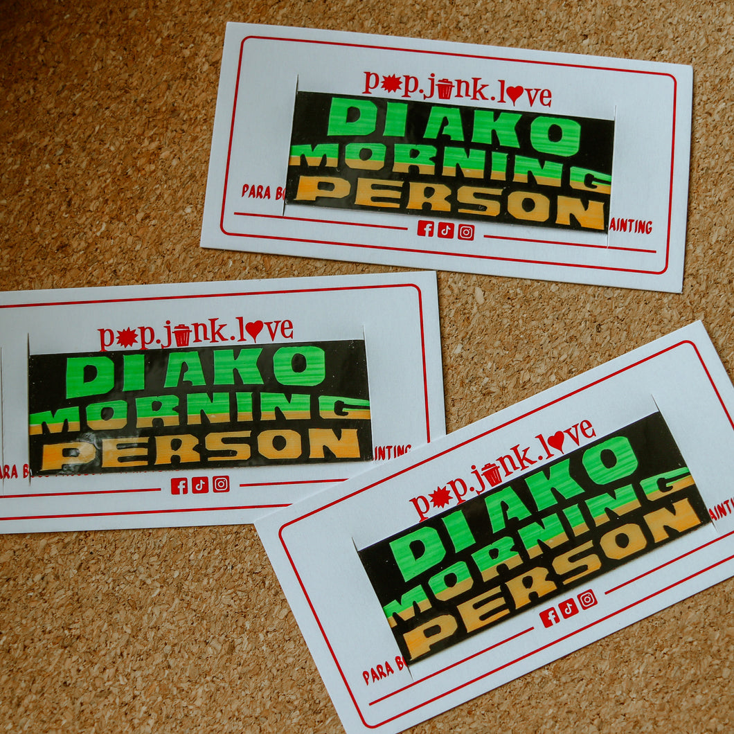 Jeepney Signage Vinyl Glossy Sticker Singles | Small