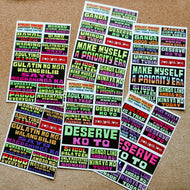 Jeepney Signage Sticker Sheets