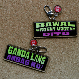 Jeepney Signage Acrylic Keychain