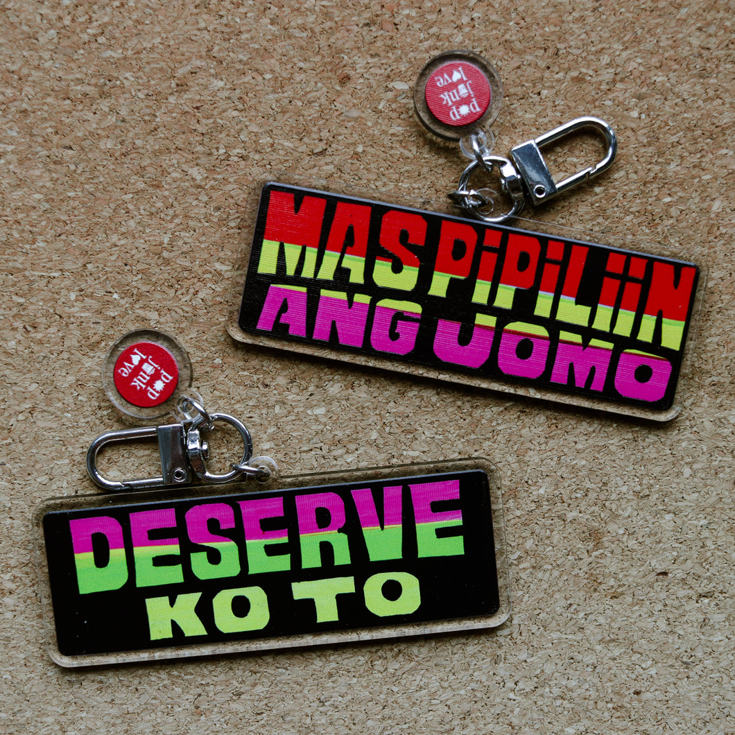 Jeepney Signage Acrylic Keychain