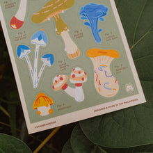 Load image into Gallery viewer, Sticker Sheet | Scientifically Inaccurate Mushrooms
