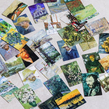 Load image into Gallery viewer, Mini-cards | Collage, Nature, Postal stamps &amp; Van Gogh
