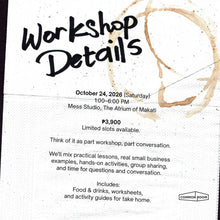Load image into Gallery viewer, The Art of Showing Up Online:Content and Storytelling Workshop (for busy small businesses and makers)
