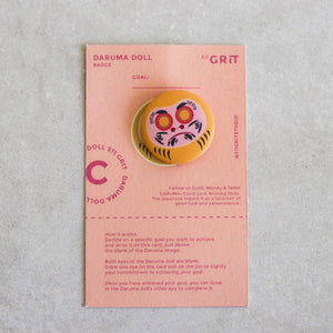 Daruma Button Pin - Common Room PH