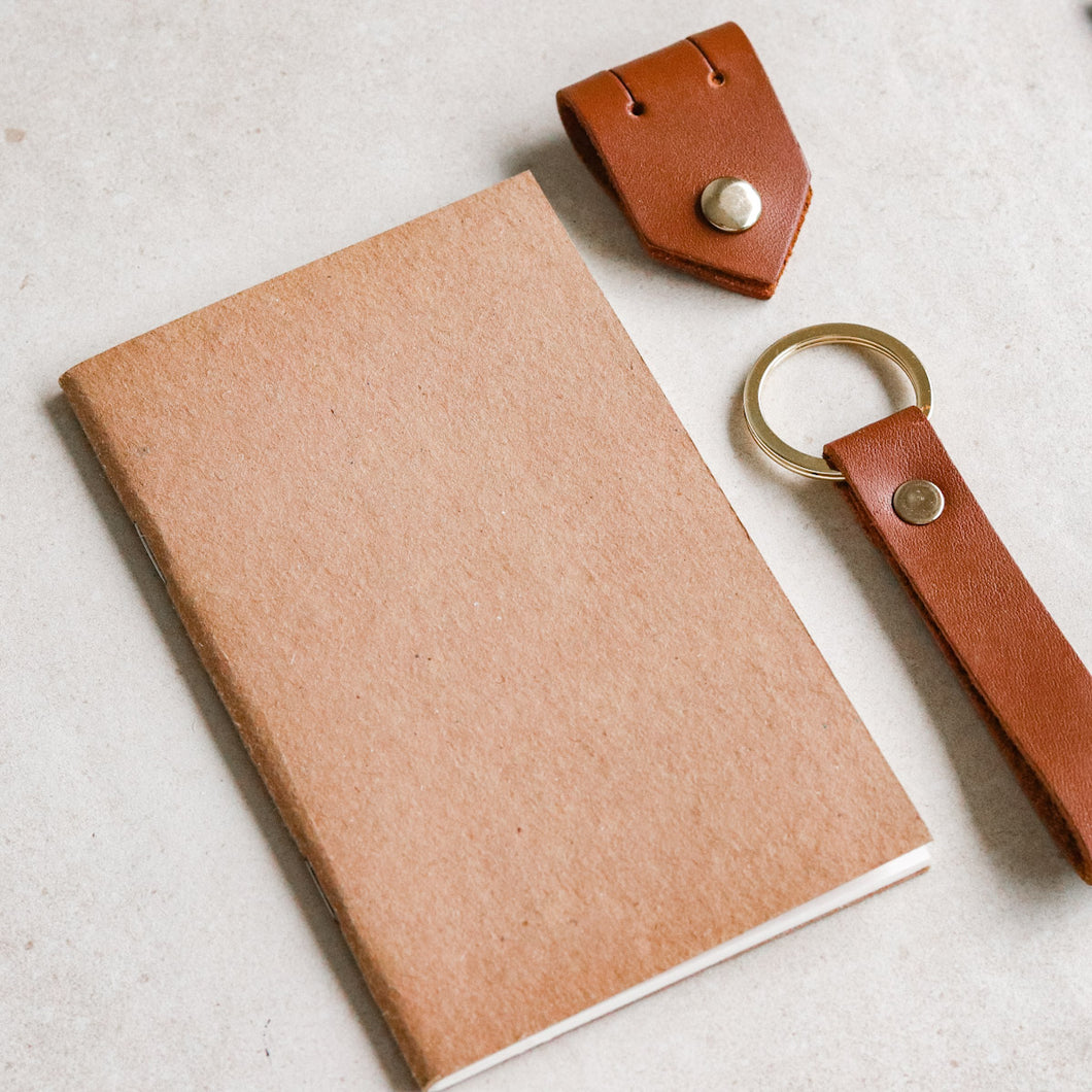 Mini Notebook & Leather Organizer set - Common Room PH