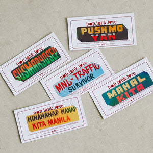Popjunklove Jeepney Sign Sticker Singles - Common Room PH