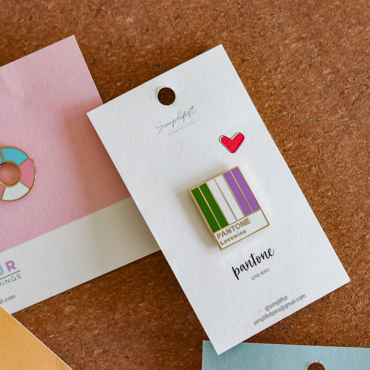 Pride Pantone & Color Spectrum Enamel Pin – Common Room PH
