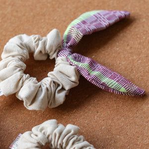 Scrunchie w/ Short Native Fabric Ribbon - Common Room PH