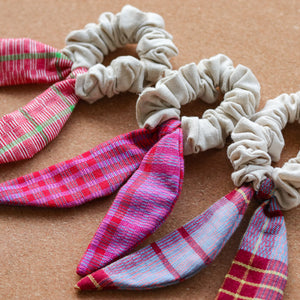 Scrunchie w/ Long Native Fabric Ribbon - Common Room PH