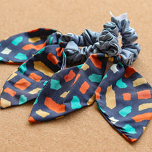Load image into Gallery viewer, Scrunchie w/ Long Printed Fabric Ribbon Set - Common Room PH
