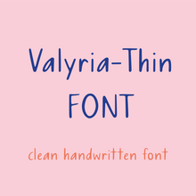 Load image into Gallery viewer, Valyria Thin Font by Artsyology - Common Room PH
