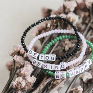 Glass Beads Word Bracelet - Common Room PH