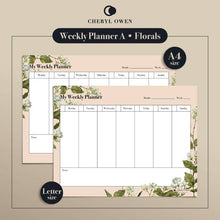 Load image into Gallery viewer, Printable Weekly Planners by Cheryl Owen - Common Room PH
