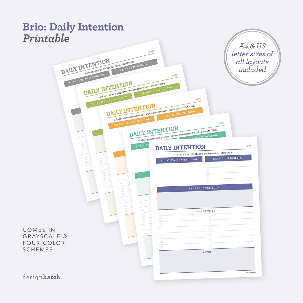 Brio: Daily Planner Printables - Common Room PH
