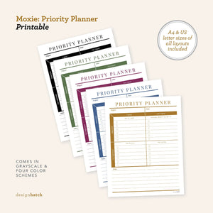 Moxie: Project Planner Printables - Common Room PH