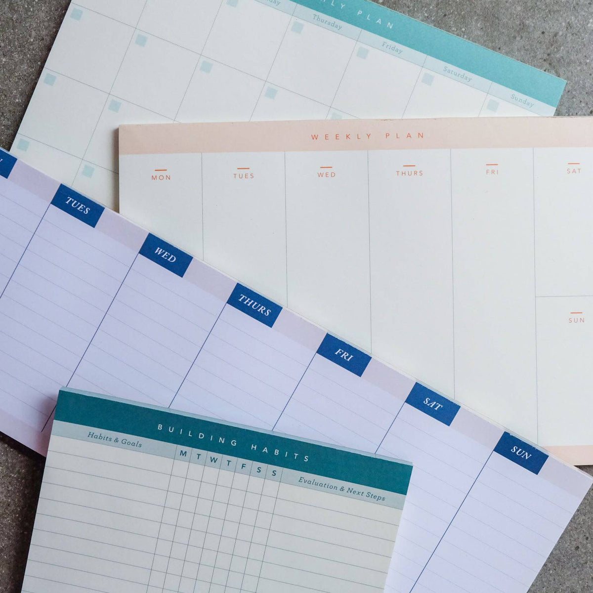 Weekly and Monthly Desk Pads – Common Room PH