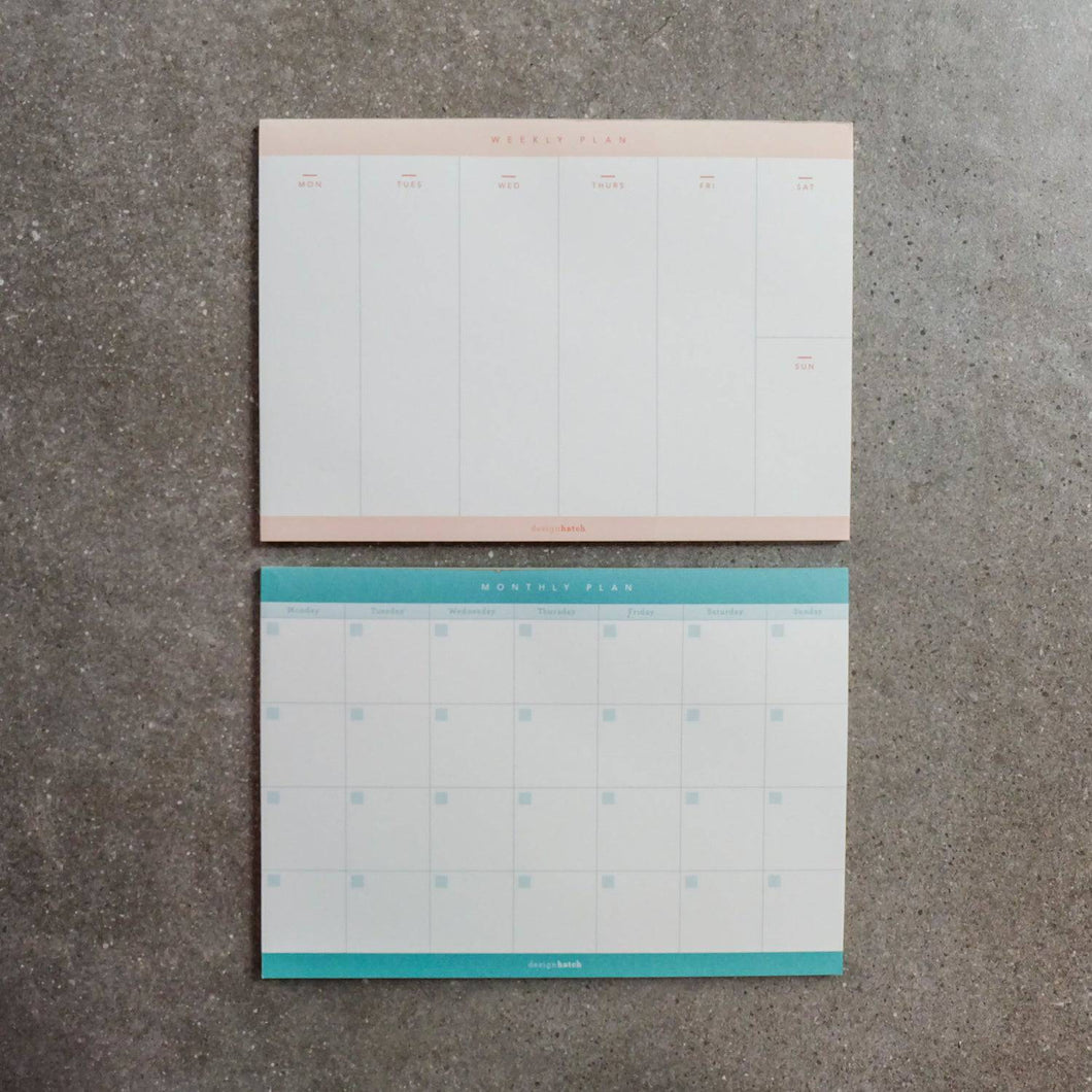 Weekly and Monthly Desk Pads - Common Room PH