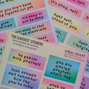 Journal Sticker Sheets by Eden Street - Common Room PH