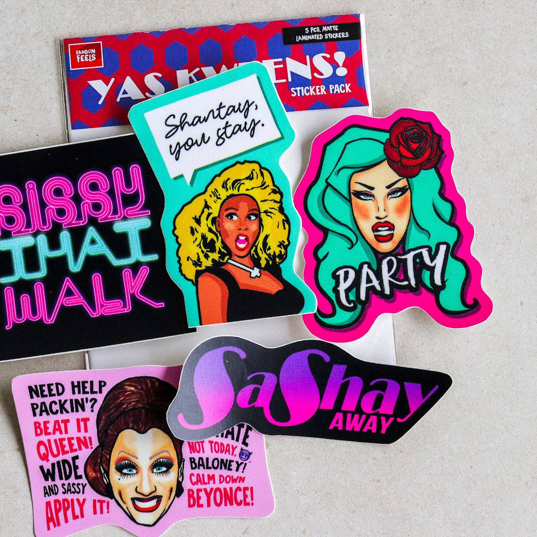 Fandom Feels Drag Race Sticker Packs - Common Room PH