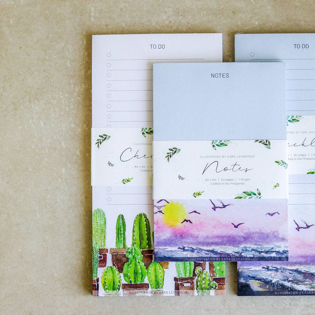 Notepads and Checklist - Common Room PH