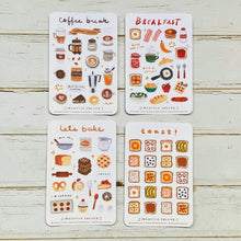 Load image into Gallery viewer, Sticker Sheet: Food - Common Room PH
