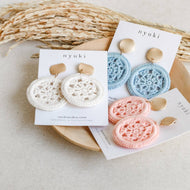 Crochet Disk Earrings - Common Room PH
