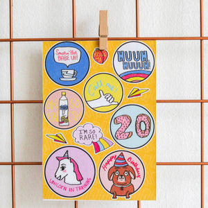 Sticker Sheet & Single by Pajama Art - Common Room PH