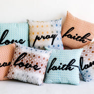 Printed Word Pillows in Tribal Patterns - Common Room PH