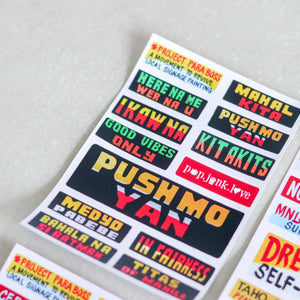 Project Para Boss Sticker Sheet - Common Room PH