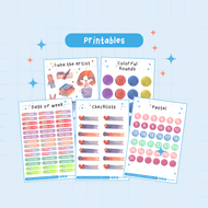 Printable Sticker Sheets by Sabgeid - Common Room PH