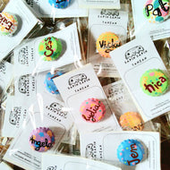 Custom Handpainted Pins and Hairclips by Sapinsapin Tanzan - Common Room PH