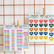 DIY Sticker Sheet: Days - Common Room PH