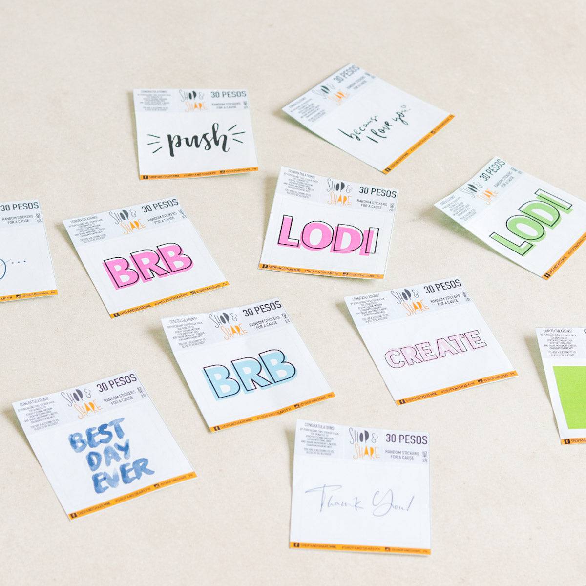 DIY Sticker Single: Words – Common Room PH
