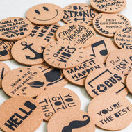 Printed Cork Coaster: Circle - Common Room PH