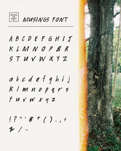 Musings Font by Where to Next - Common Room PH