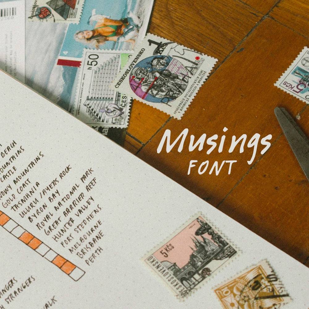 Musings Font by Where to Next - Common Room PH